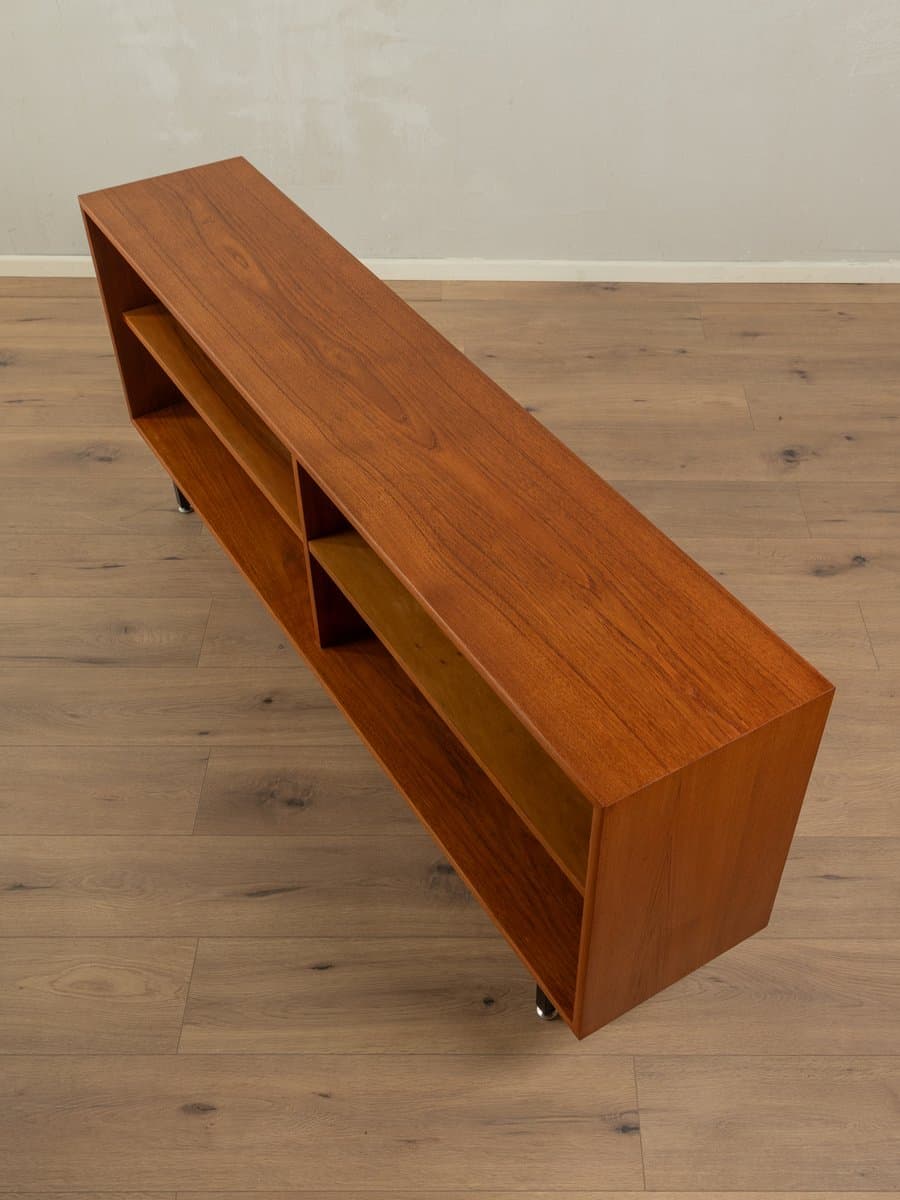 Sideboard, brązowy teak, stal czarna, Niemcy, lata 60. - 283399