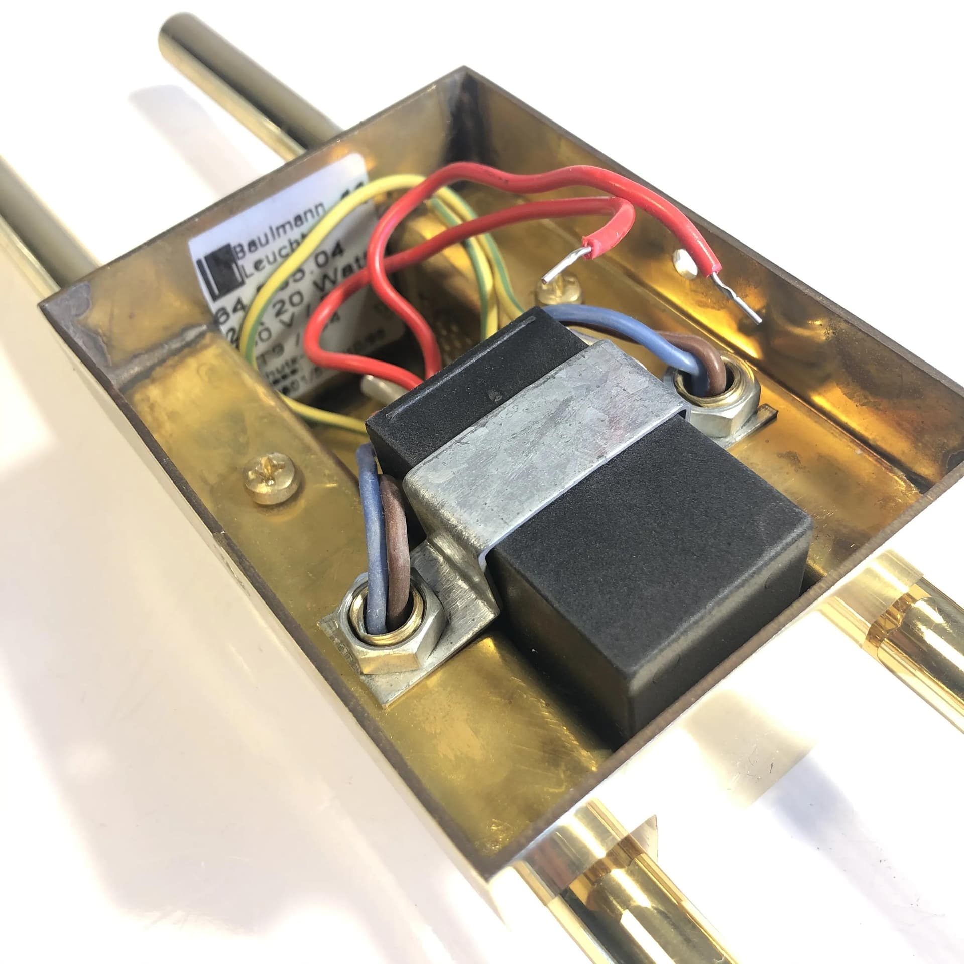 Para kinkietów, złocony mosiądz, Baulmann Leuchten, Niemcy, lata 90. - 20766