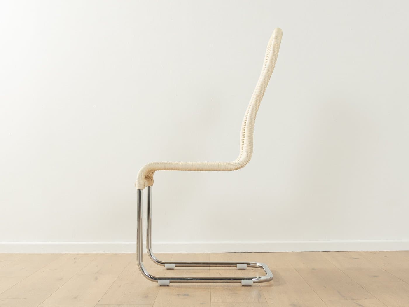 Para krzeseł B25, chrom, rattan beżowy, proj. M. Breuer, Tecta, Niemcy, lata 40. - 283380