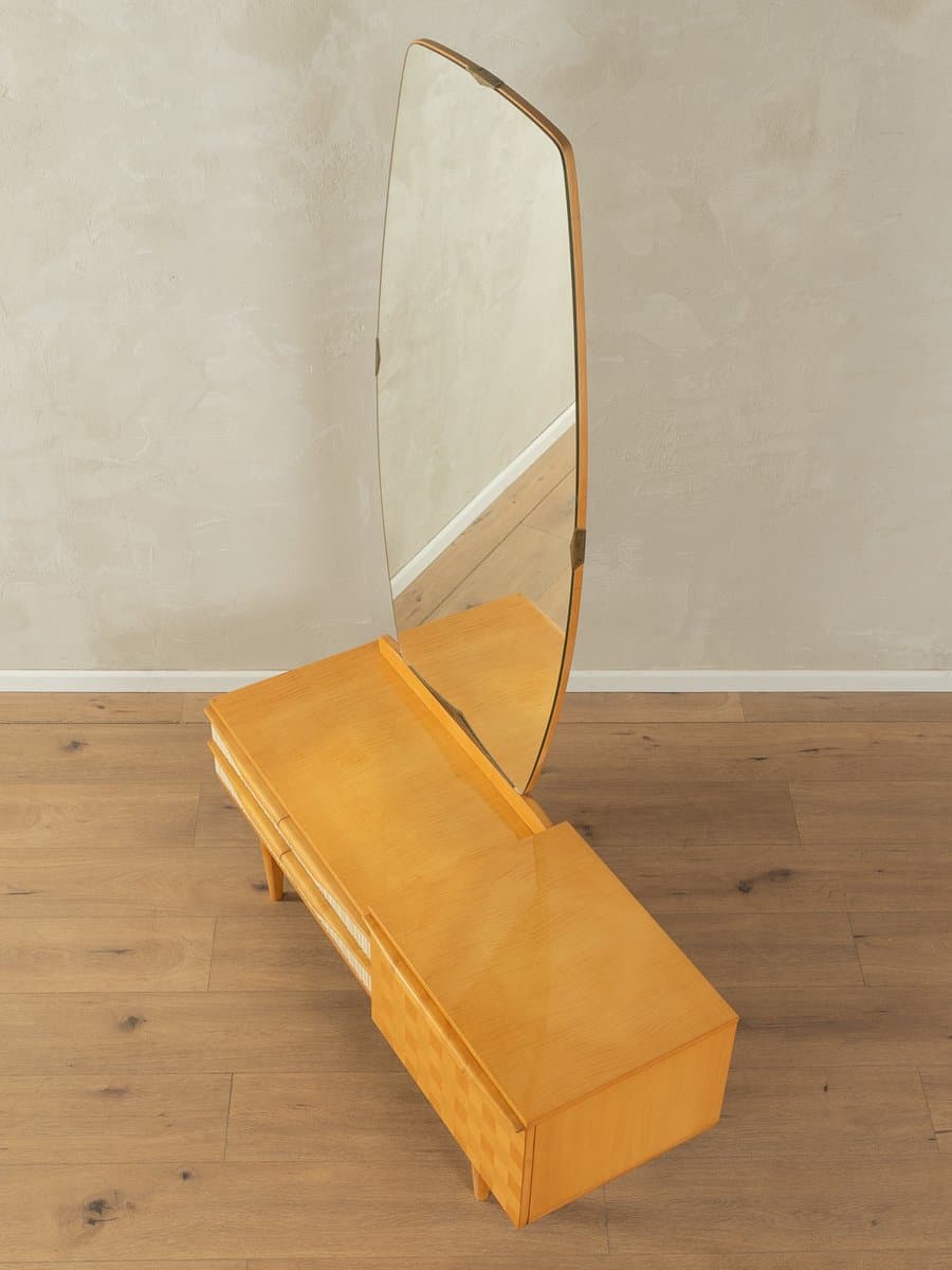 Toaletka, beżowa, brzoza, Niemcy, lata 60. - 283294