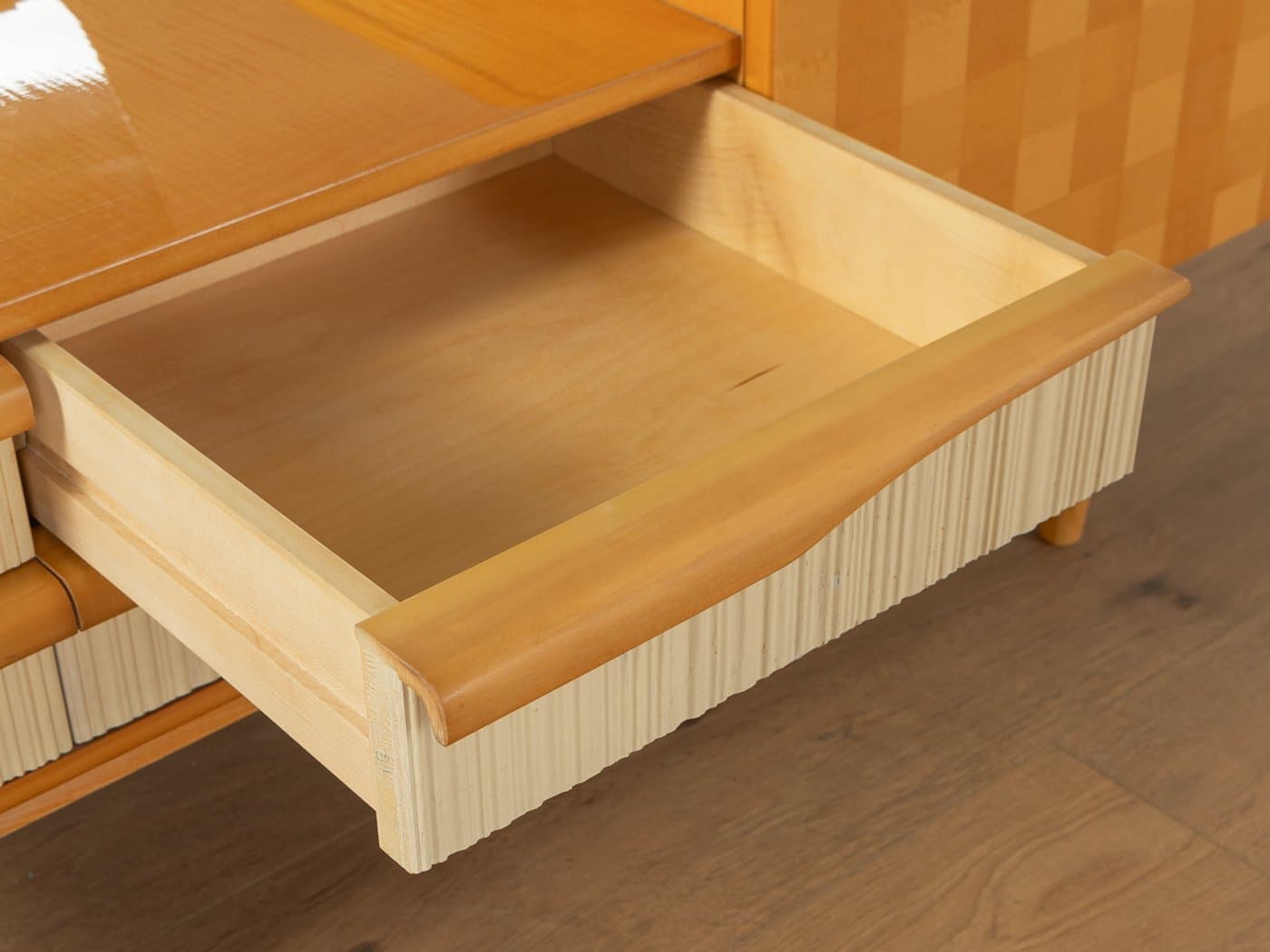 Toaletka, beżowa, brzoza, Niemcy, lata 60. - 283297