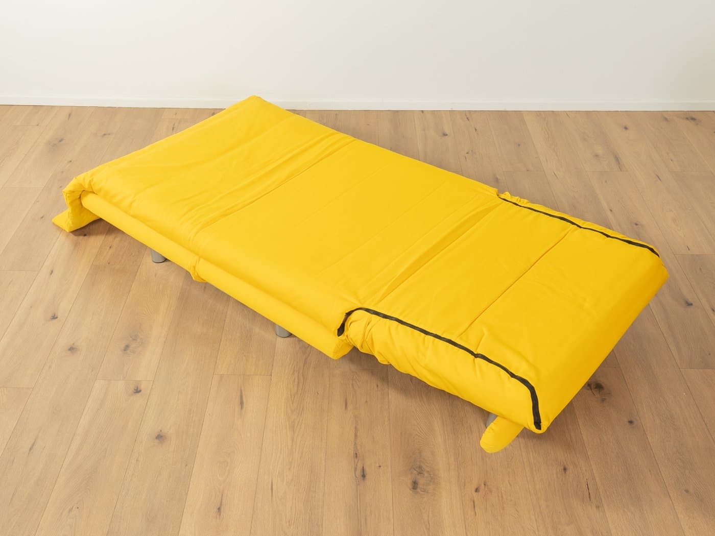 Fotel Multy, żółty, tkanina, proj. C. Brisson, Ligne Roset, Francja, lata 80. - 283212