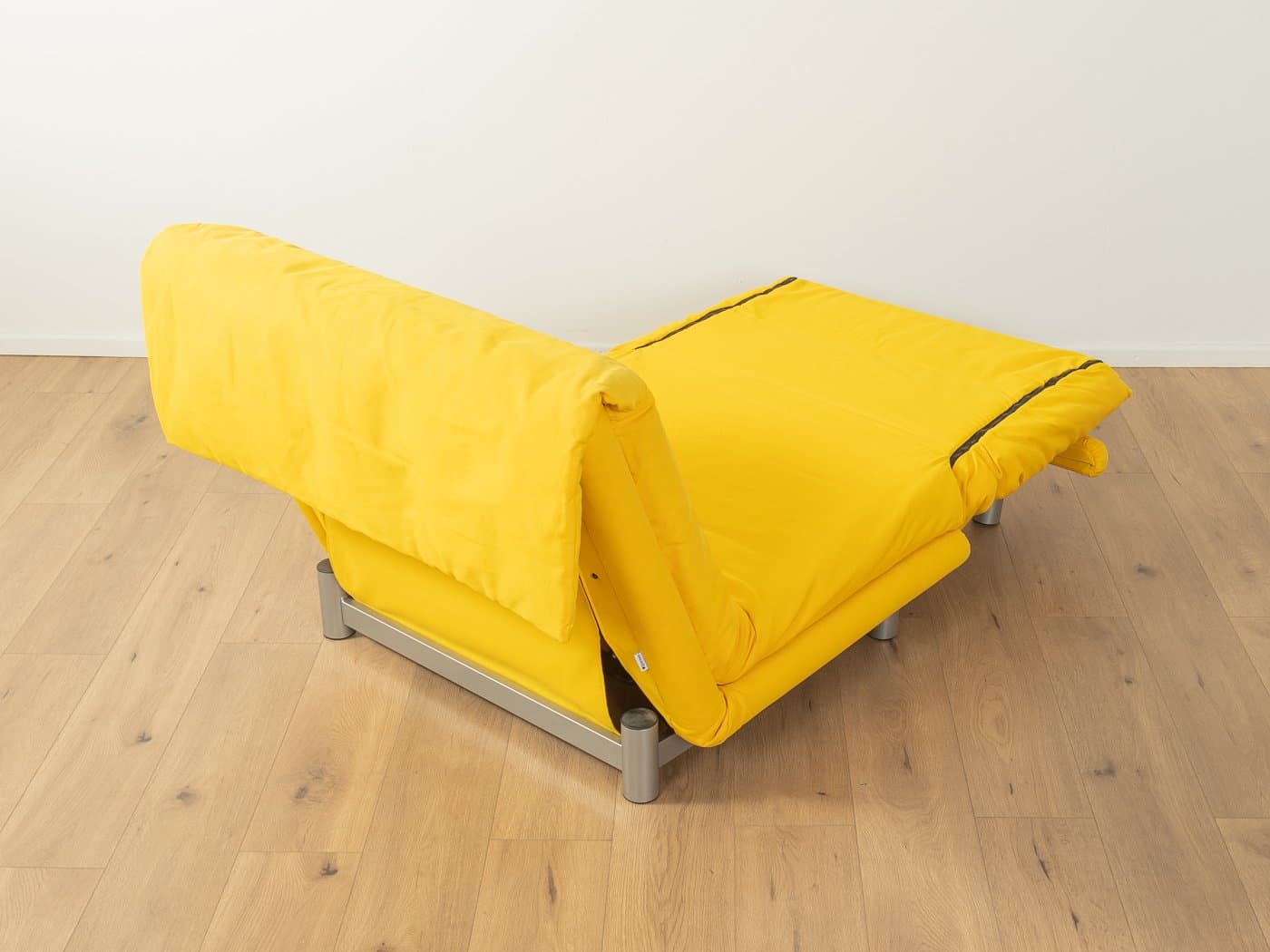 Fotel Multy, żółty, tkanina, proj. C. Brisson, Ligne Roset, Francja, lata 80. - 283210