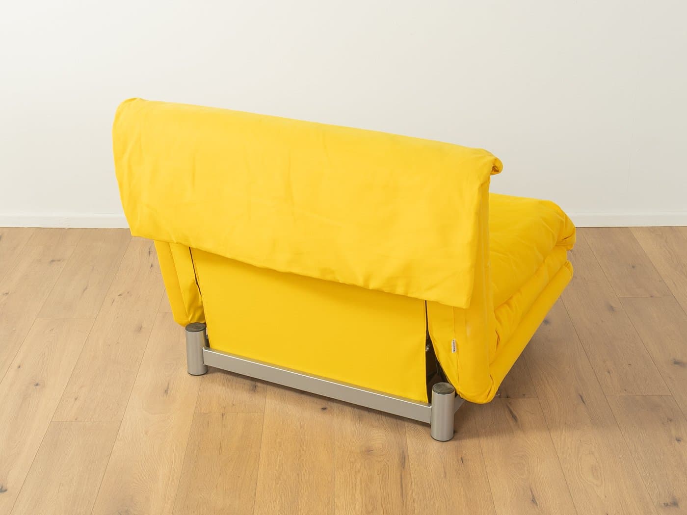 Fotel Multy, żółty, tkanina, proj. C. Brisson, Ligne Roset, Francja, lata 80. - 283211