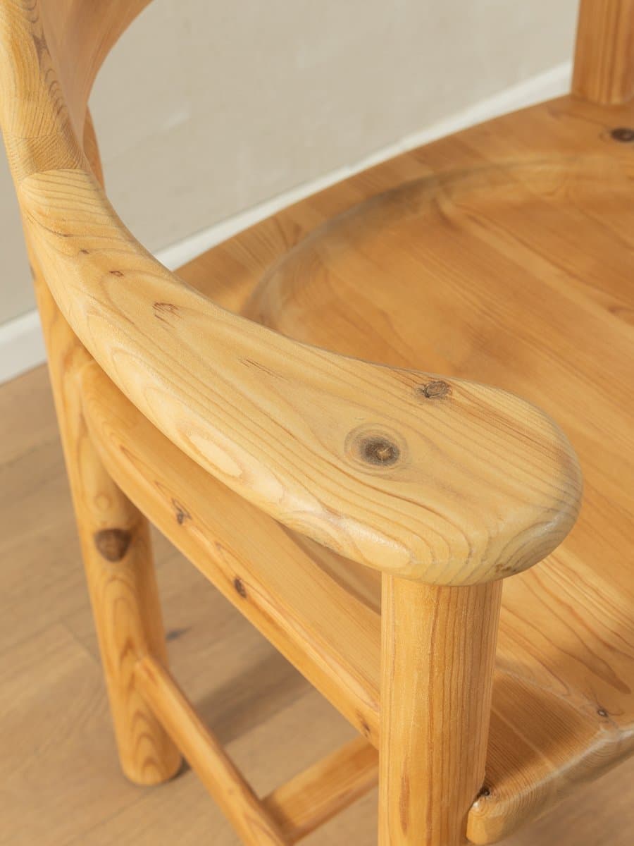 Zestaw pięciu krzeseł jadalnianych, brązowy, proj. R. Daumiller, Dania, lata 70. - 283195