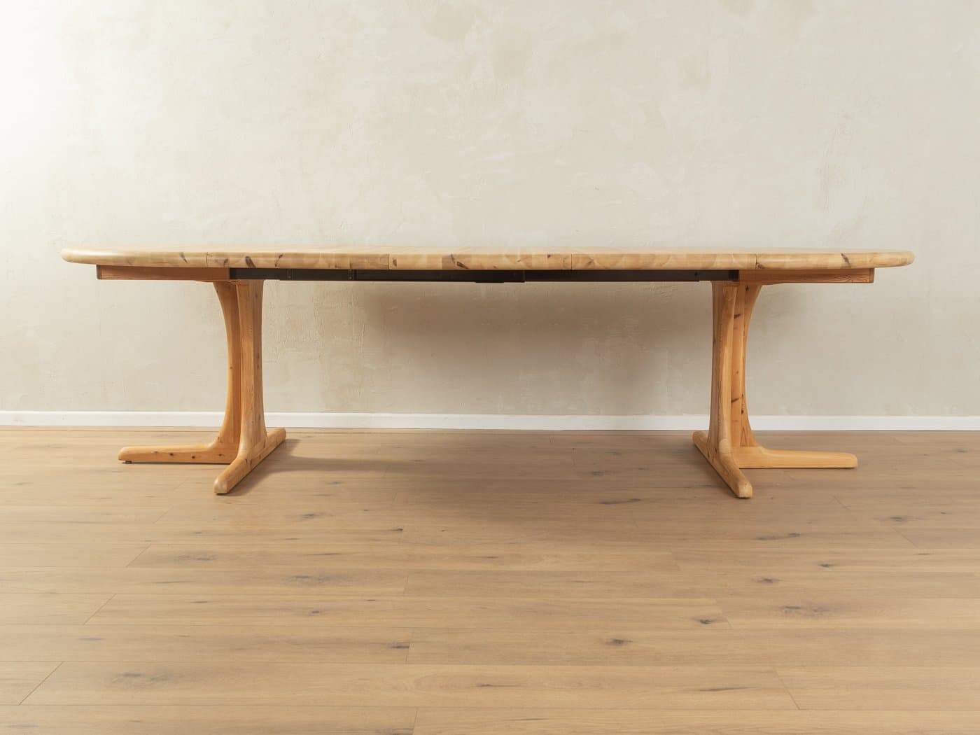 Stół jadalniany rozkładany, beżowy, sosna, Dania, lata 70. - 283183