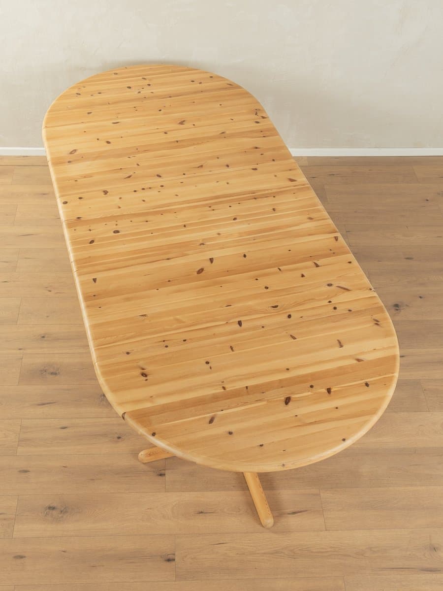 Stół jadalniany rozkładany, beżowy, sosna, Dania, lata 70. - 283186