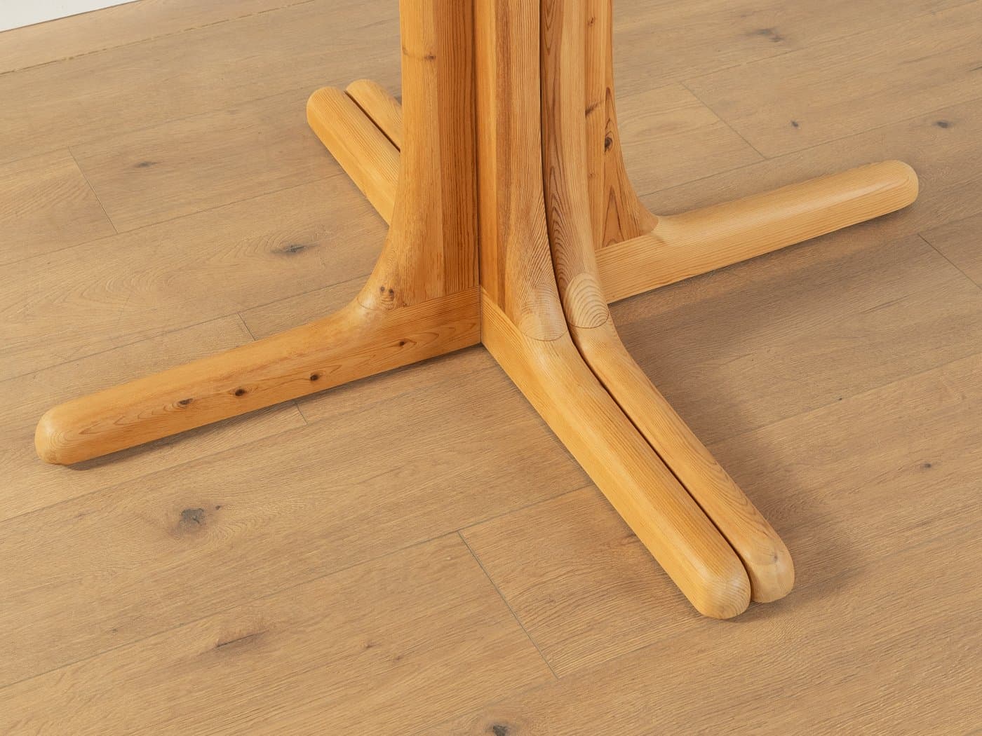 Stół jadalniany rozkładany, beżowy, sosna, Dania, lata 70. - 283188