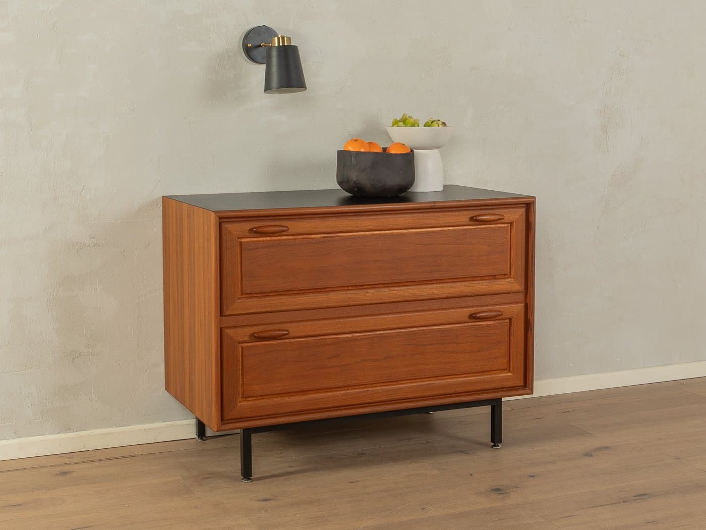 Komoda, teak brązowy, Heinrich Riestenpatt, Niemcy, lata 60. - 283127