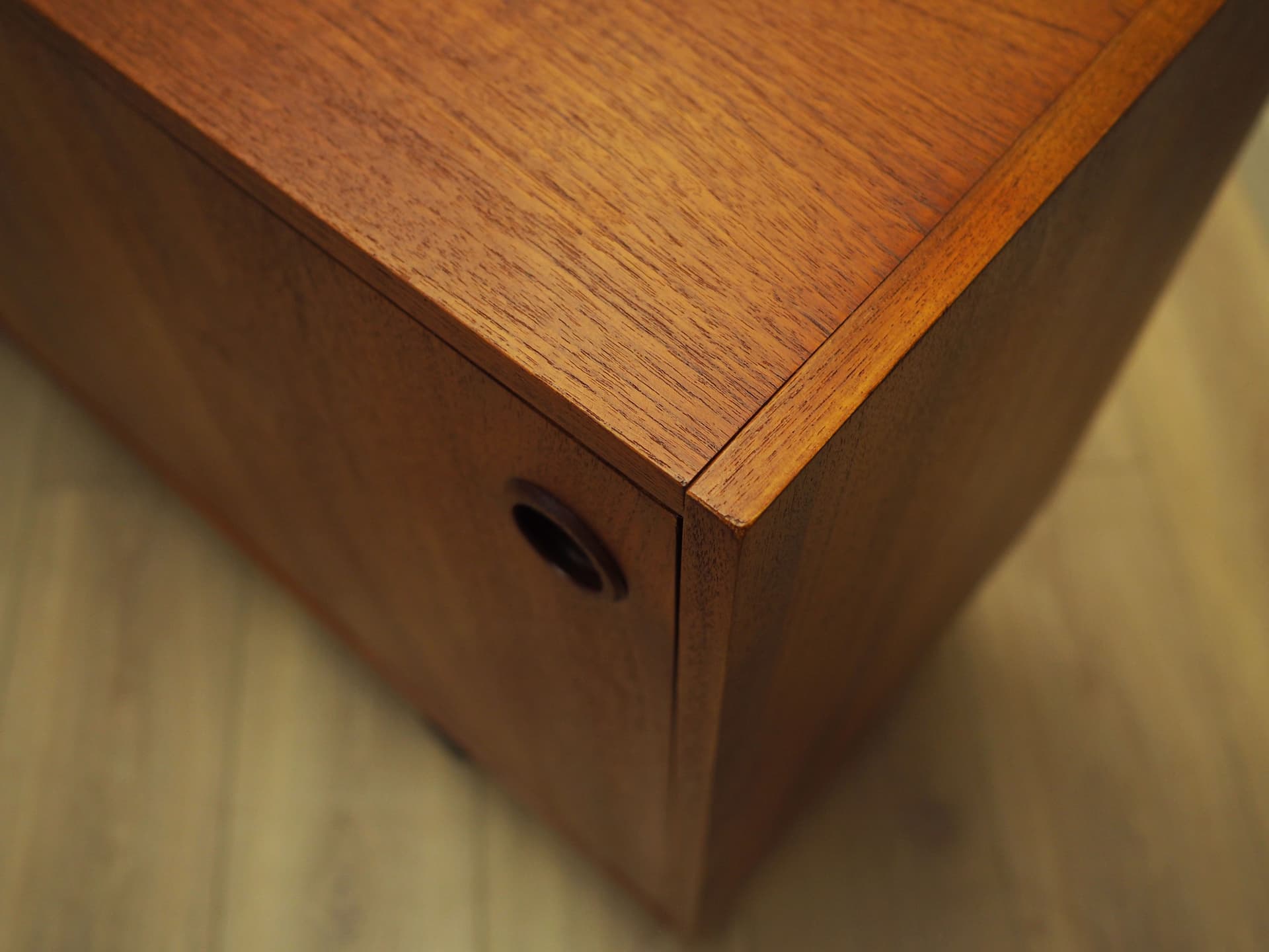 Sideboard, teak pomarańczowy, Dania, lata 70. - 73564