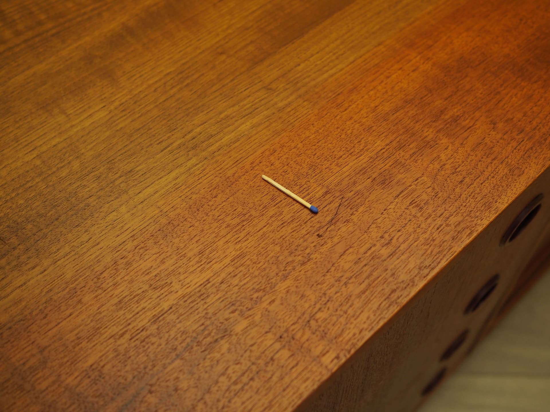 Sideboard, teak pomarańczowy, Dania, lata 70. - 73563