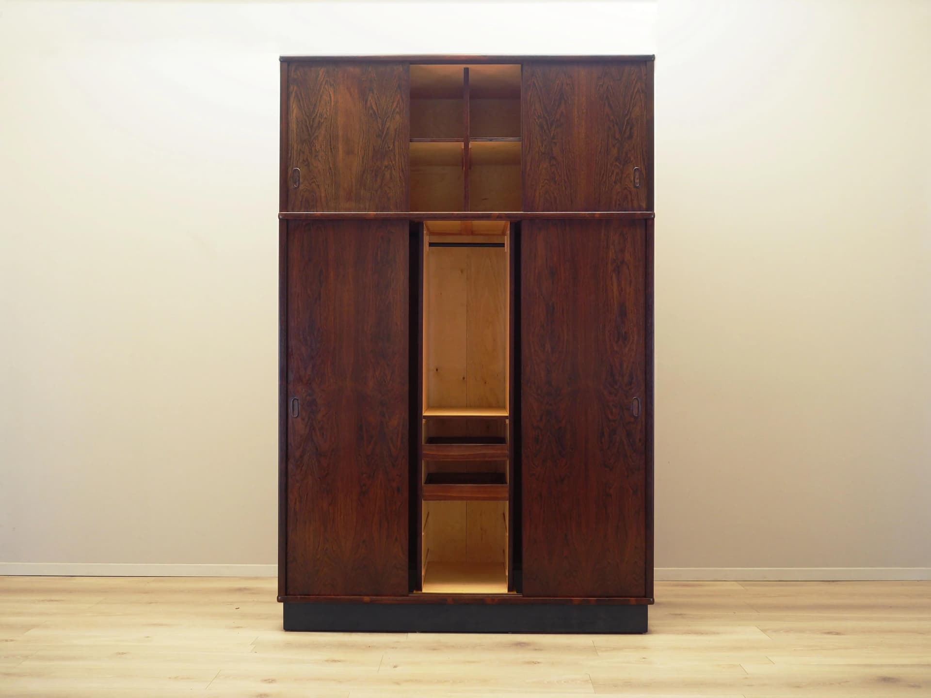 Wardrobe, rosewood dark brown, Denmark, 1970s. - 20839