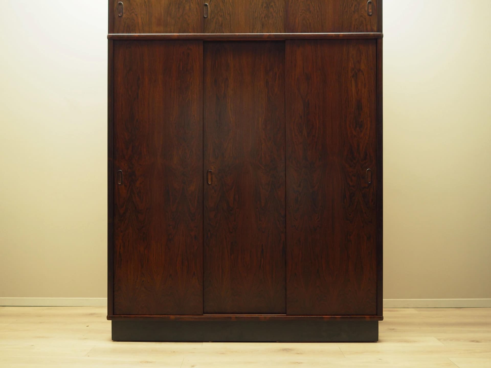 Wardrobe, rosewood dark brown, Denmark, 1970s. - 20846