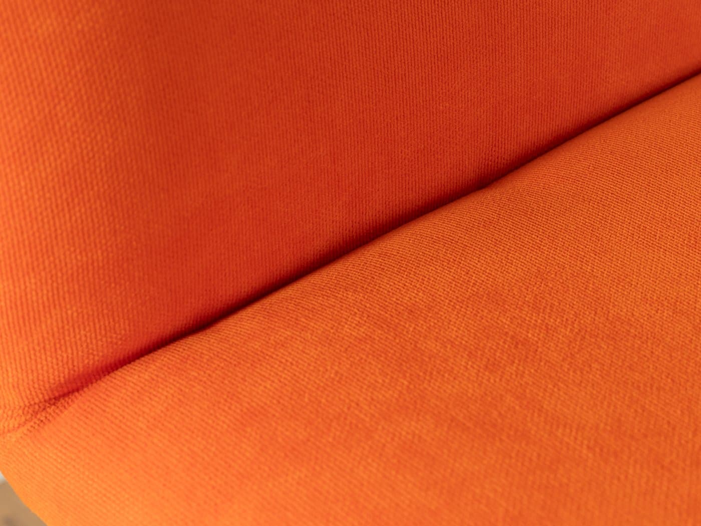 Zestaw trzech hokerów barowych Space Age, velvet pomarańczowy, stal nierdzewna chromowana, Niemcy, lata 70. - 283644