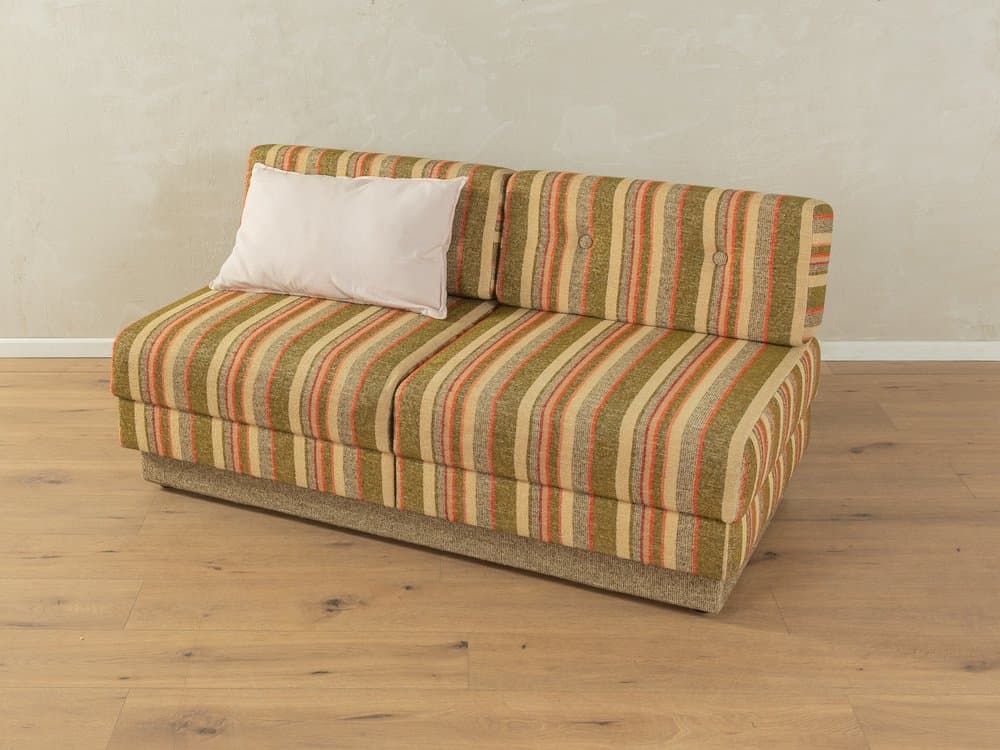 Sofa modułowa rozkładana, multikolor, tkanina, Niemcy, lata 70. - 283612