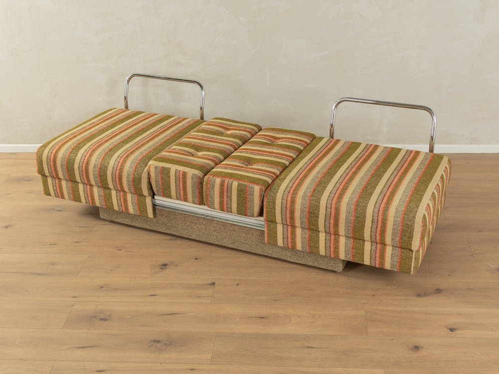 Sofa modułowa rozkładana, multikolor, tkanina, Niemcy, lata 70. - 283611