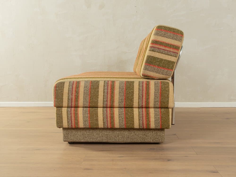 Sofa modułowa rozkładana, multikolor, tkanina, Niemcy, lata 70. - 283615