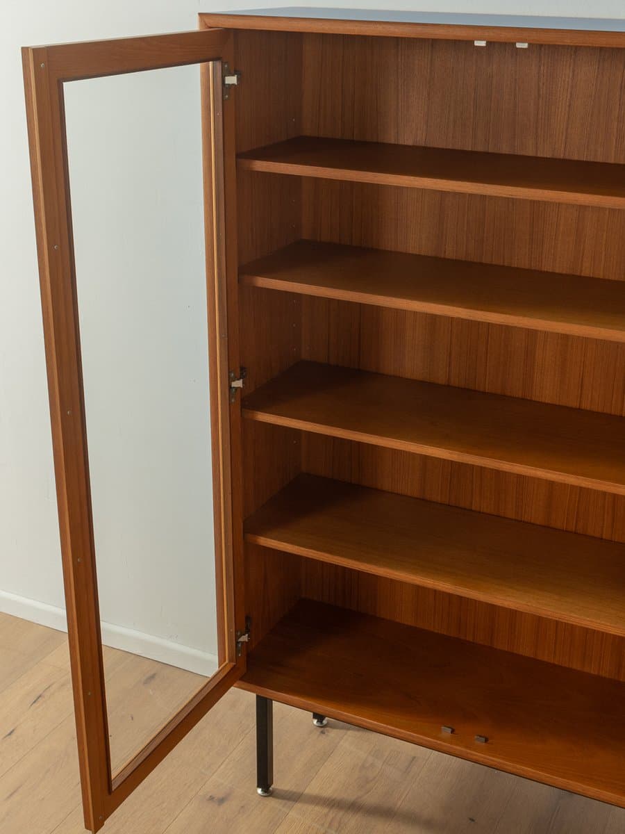 Witryna, teak brązowy, WK Möbel, Niemcy, lata 60. - 283606