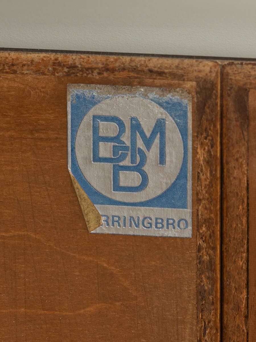 Sideboard BBM Bjerringbro, brązowy, teak, Dania, lata 60. - 283585