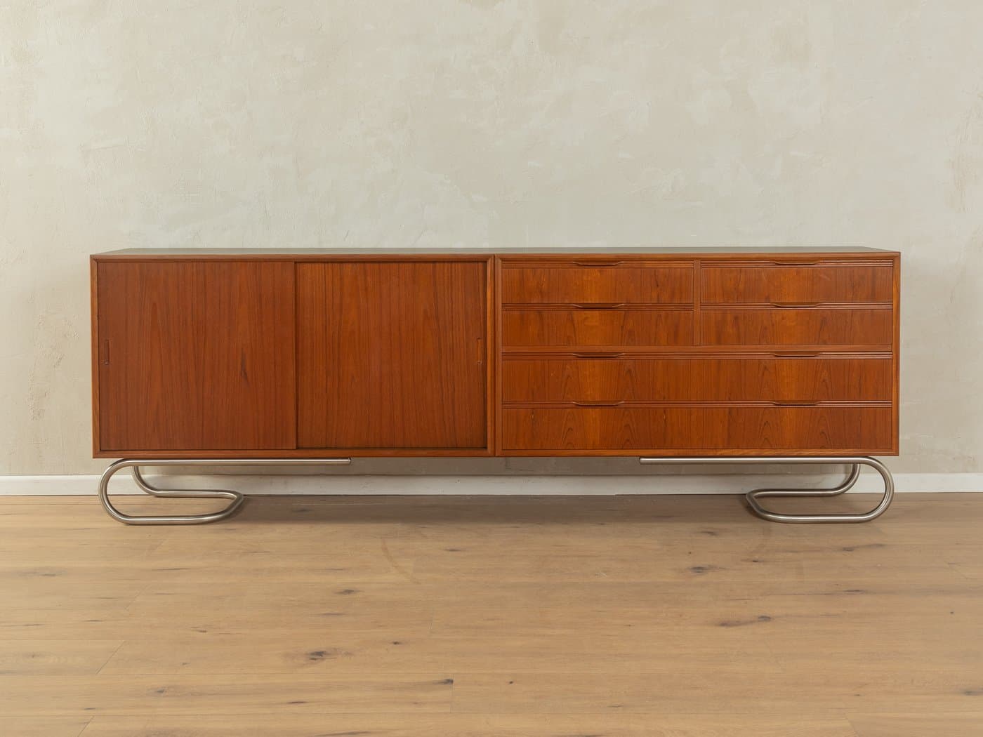 Sideboard BBM Bjerringbro, brązowy, teak, Dania, lata 60. - 283577