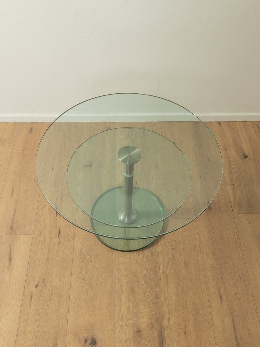 Stolik boczny, transparentny, szkło, proj. P. Draenert, Niemcy, lata 80. - 283507