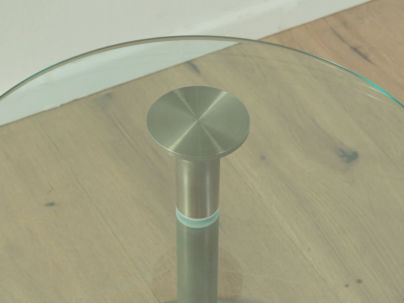 Stolik boczny, transparentny, szkło, proj. P. Draenert, Niemcy, lata 80. - 283508