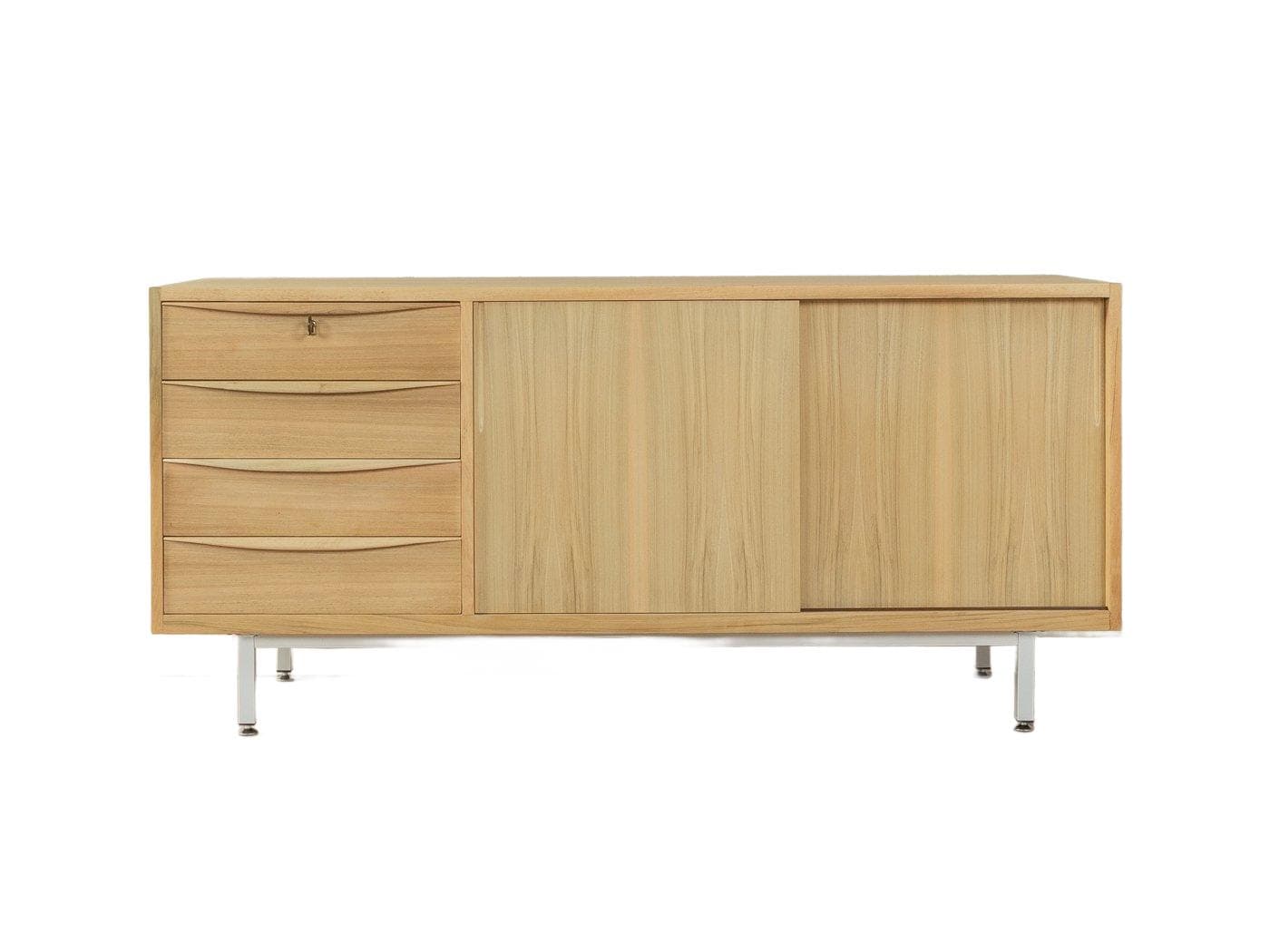 Kredens, orzech brązowy, Niemcy, lata 50.