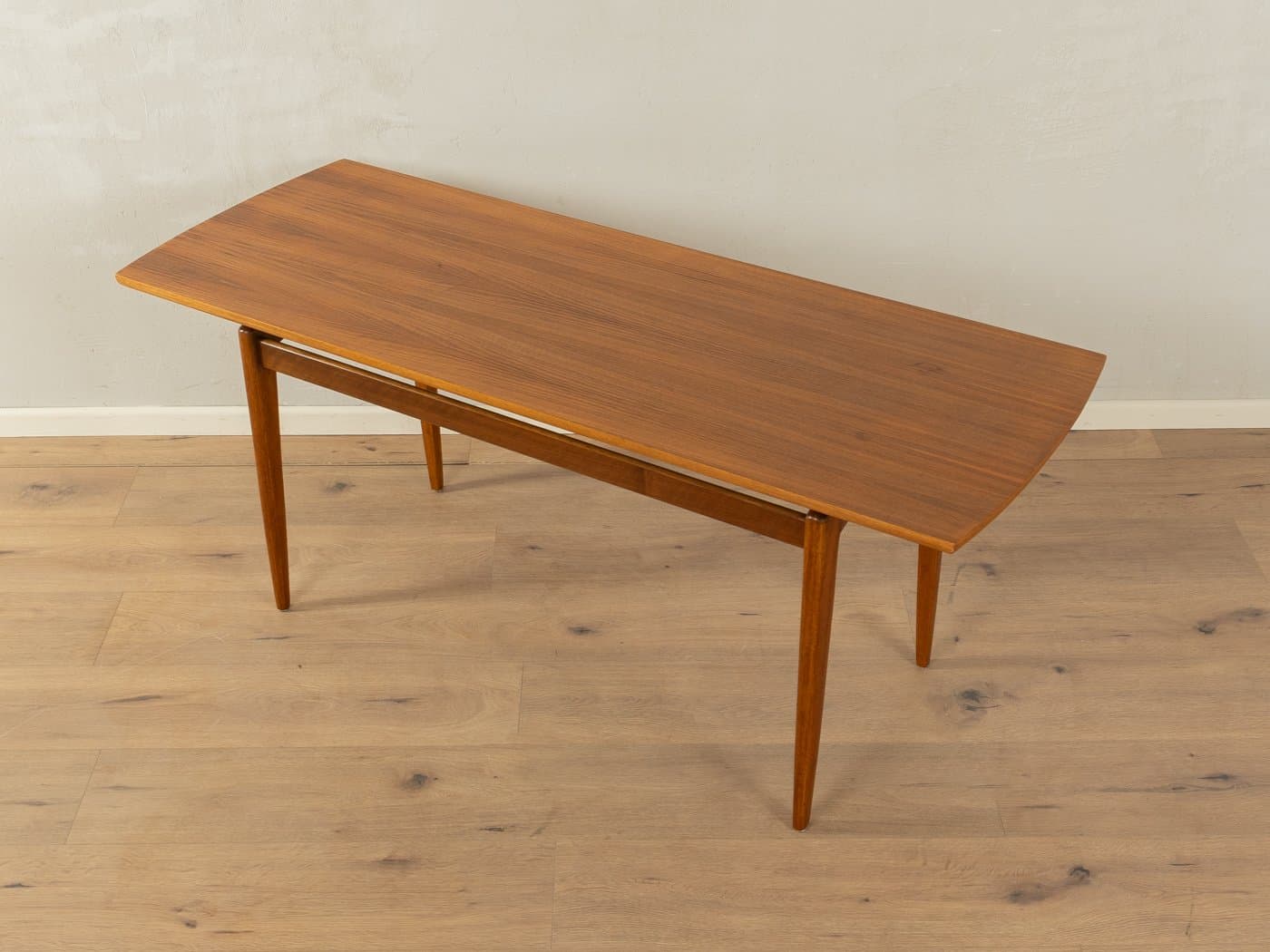 Coffee table, brown beech, by W. Renz, Germany, 1960s. - 283975