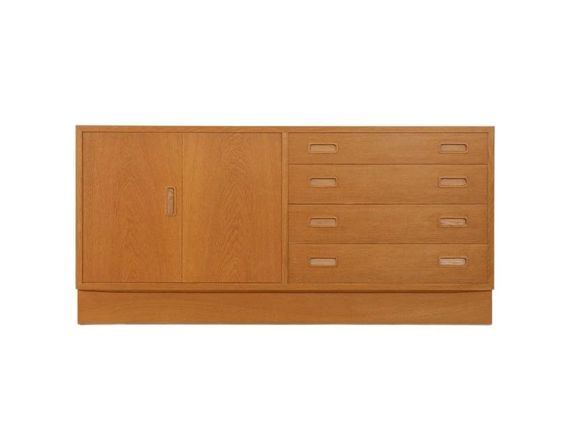 Komoda, dąb brązowy, Hundevad & Co., Dania, lata 60.