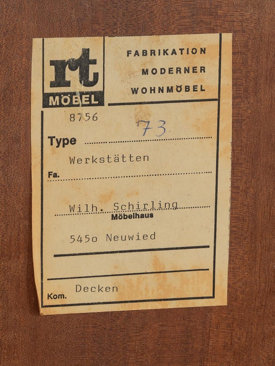 Kredens, teak brązowy, Niemcy, lata 60. - 283911