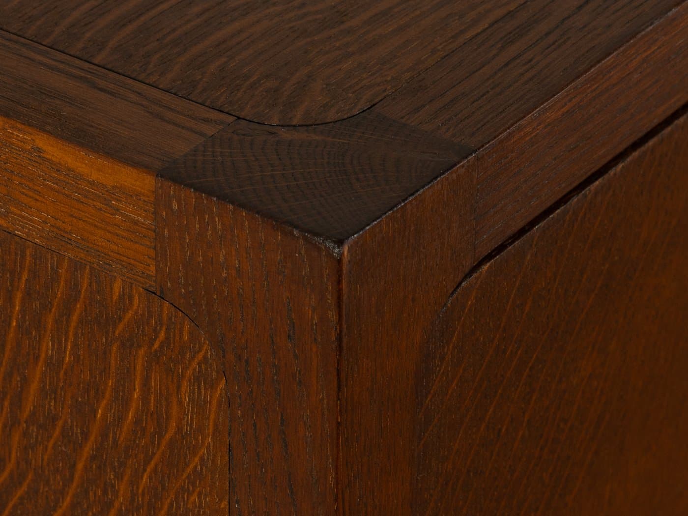 Komoda, brązowy, dąb, Niemcy, lata 60. - 283901