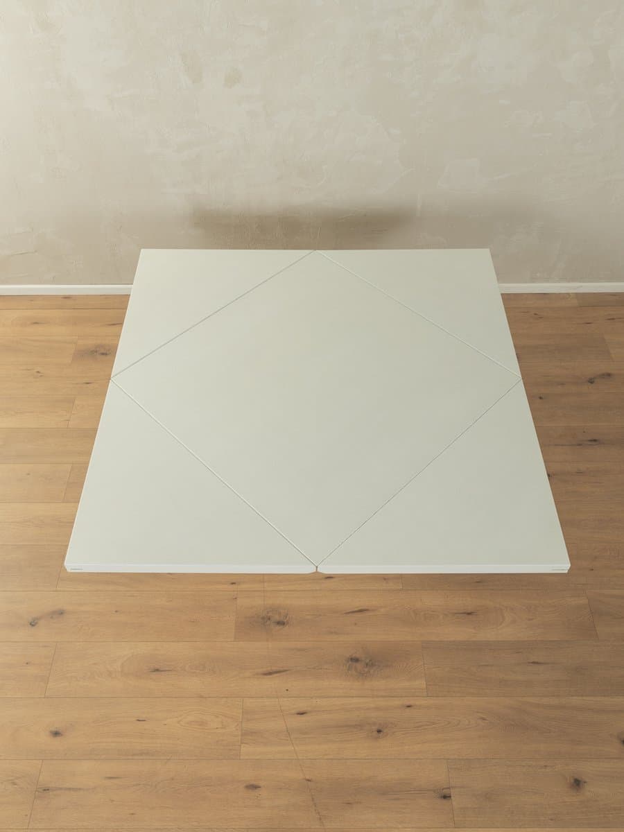 Dining Table Quadrondo, white ash, by E. Nagel, Germany, 1980s. - 283829