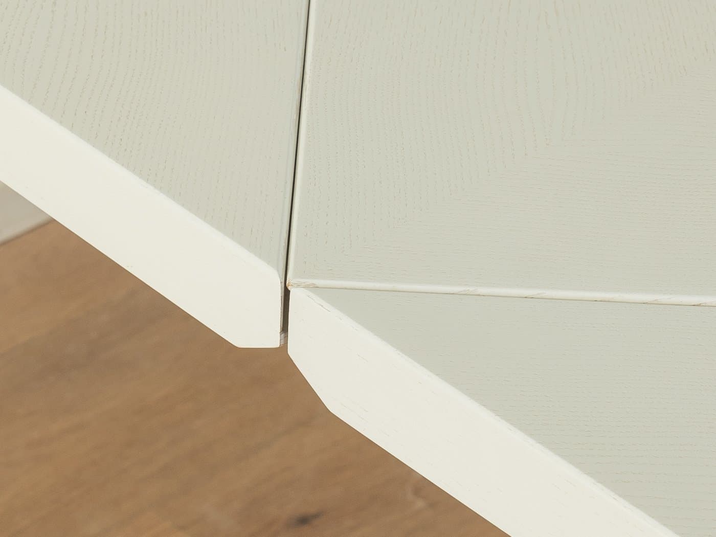 Dining Table Quadrondo, white ash, by E. Nagel, Germany, 1980s. - 283830