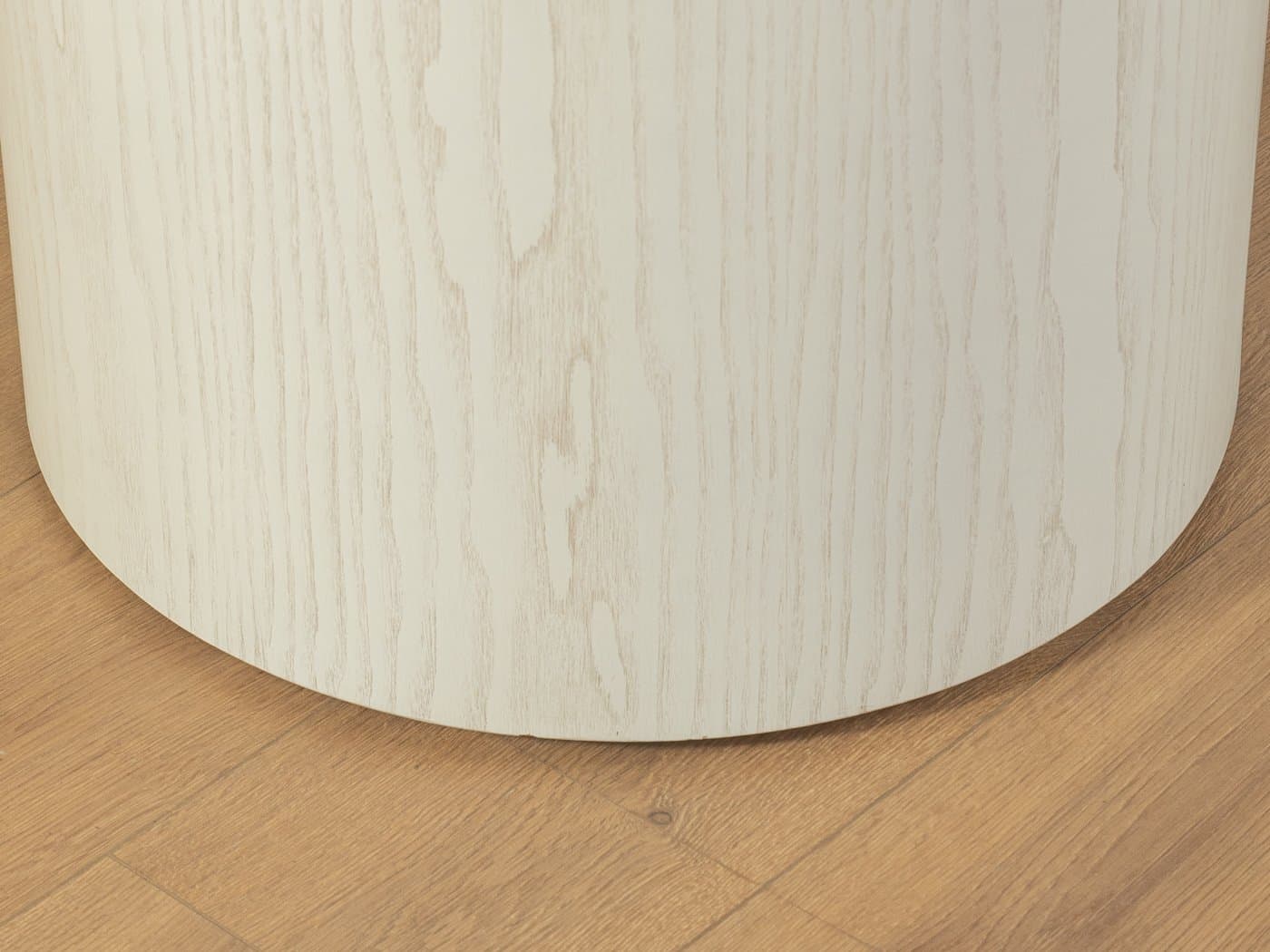 Dining Table Quadrondo, white ash, by E. Nagel, Germany, 1980s. - 283831