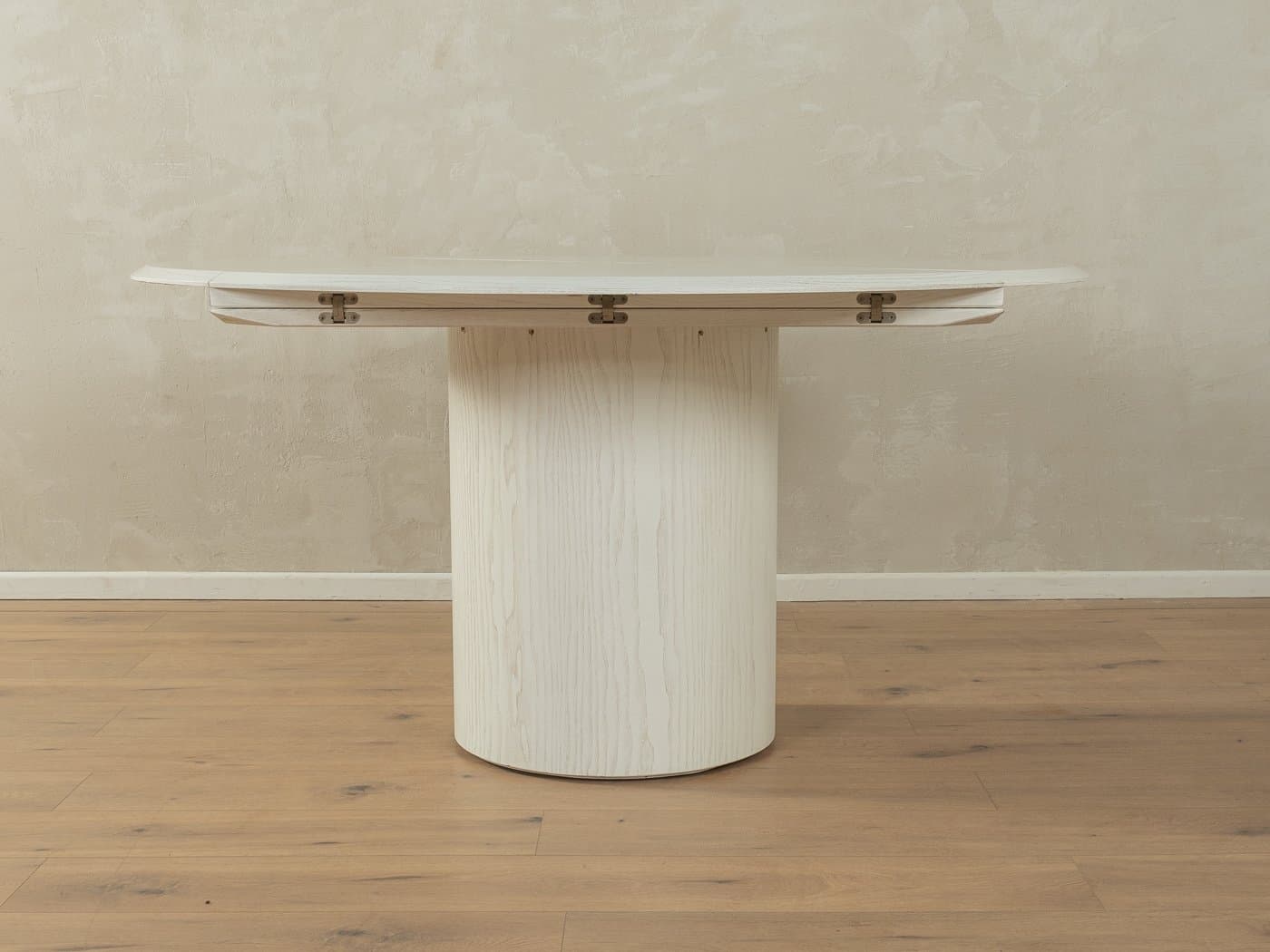 Dining Table Quadrondo, white ash, by E. Nagel, Germany, 1980s. - 283826