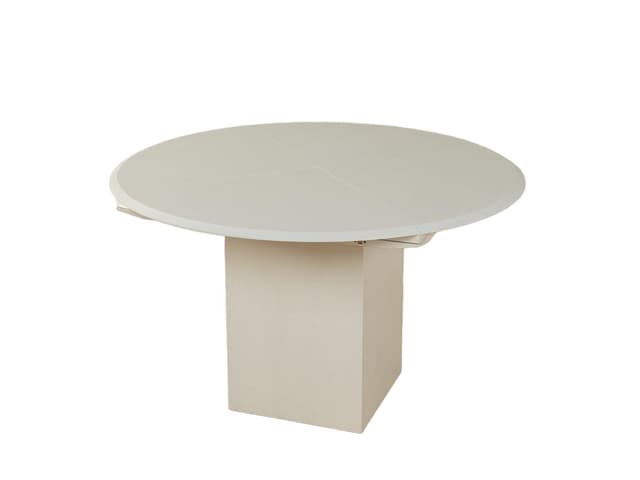 Stół jadalniany Quadrondo, jesion biały, proj. E. Nagel, Rosenthal, Niemcy, lata 80. - WYMIARY