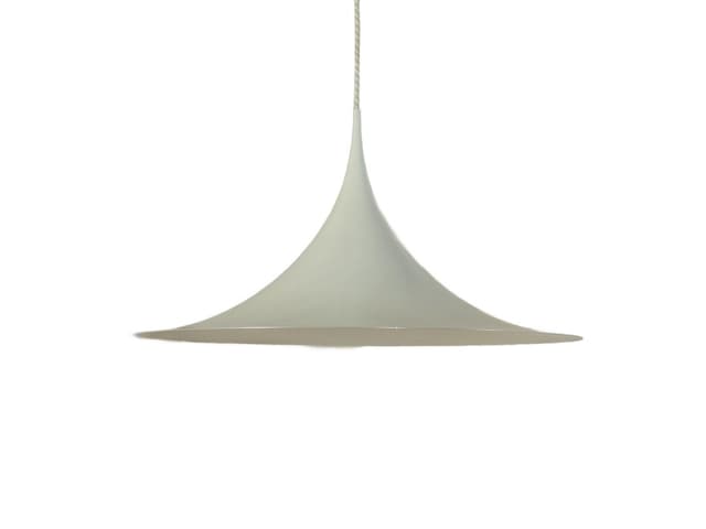 Lampa sufitowa, beżowy, akryl, Ikea, Szwecja, lata 70. - WYMIARY