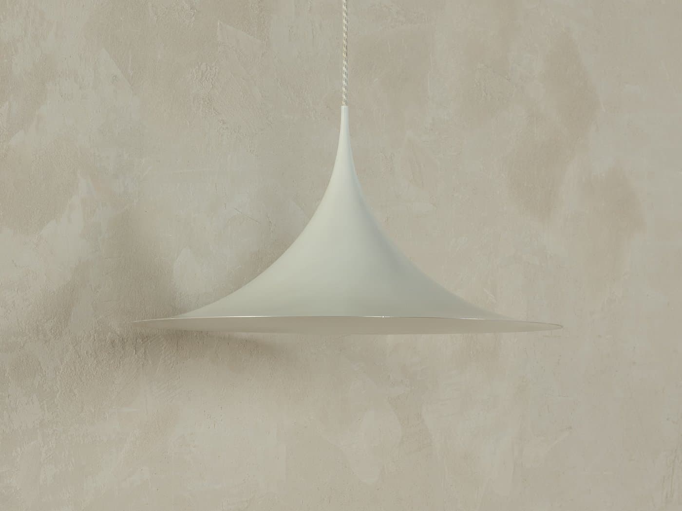 Lampa sufitowa, beżowy, akryl, Ikea, Szwecja, lata 70. - 284192