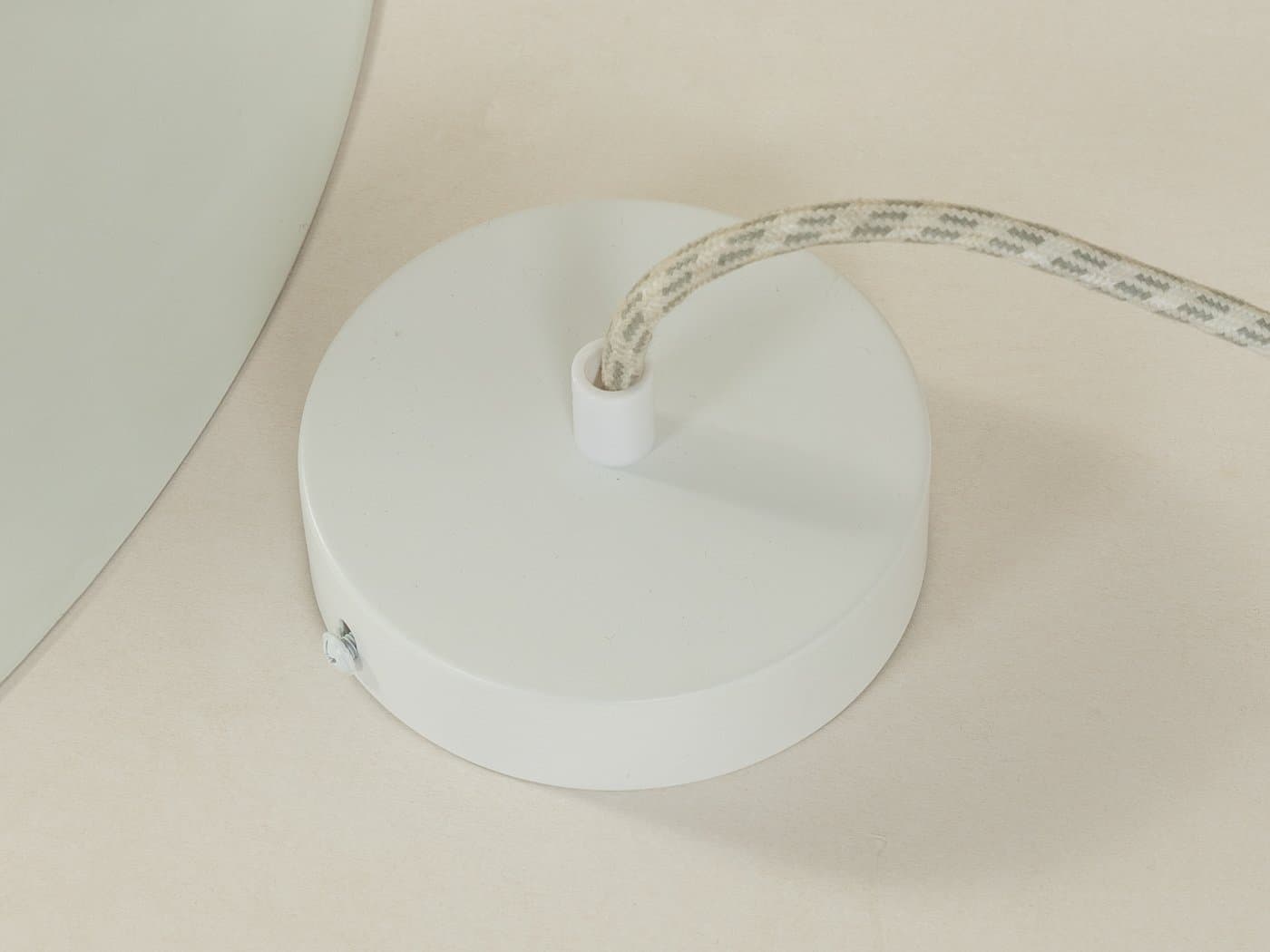 Lampa sufitowa, beżowy, akryl, Ikea, Szwecja, lata 70. - 284188