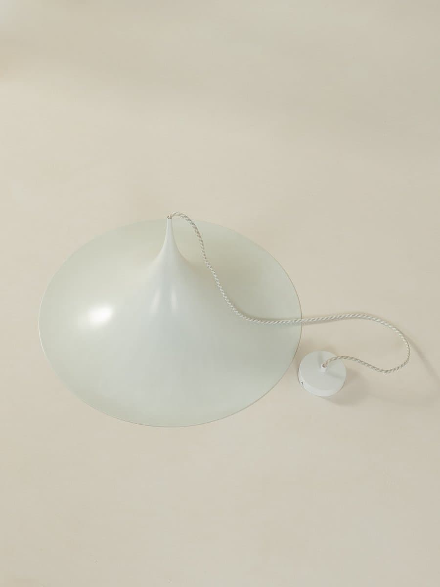 Lampa sufitowa, beżowy, akryl, Ikea, Szwecja, lata 70. - 284189