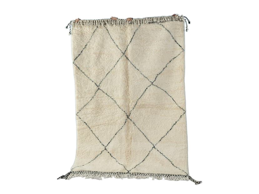 Dywan Midi Beni II 243x162 cm, beżowy, wełna, Maroko