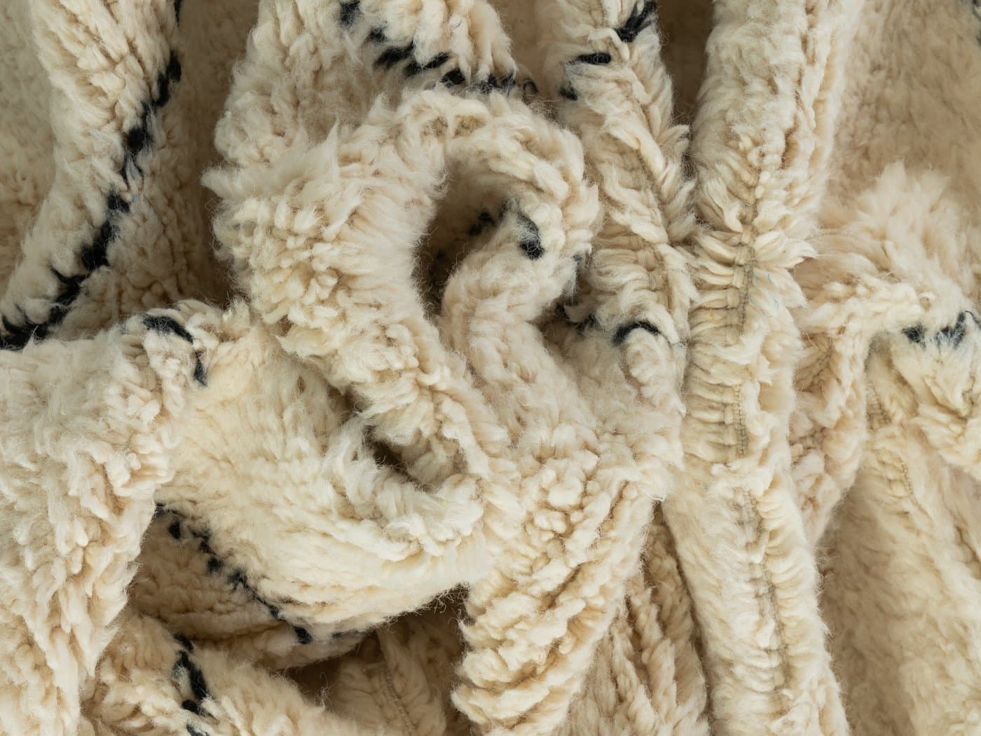 Dywan Midi Beni II 243x162 cm, beżowy, wełna, Maroko - 284179