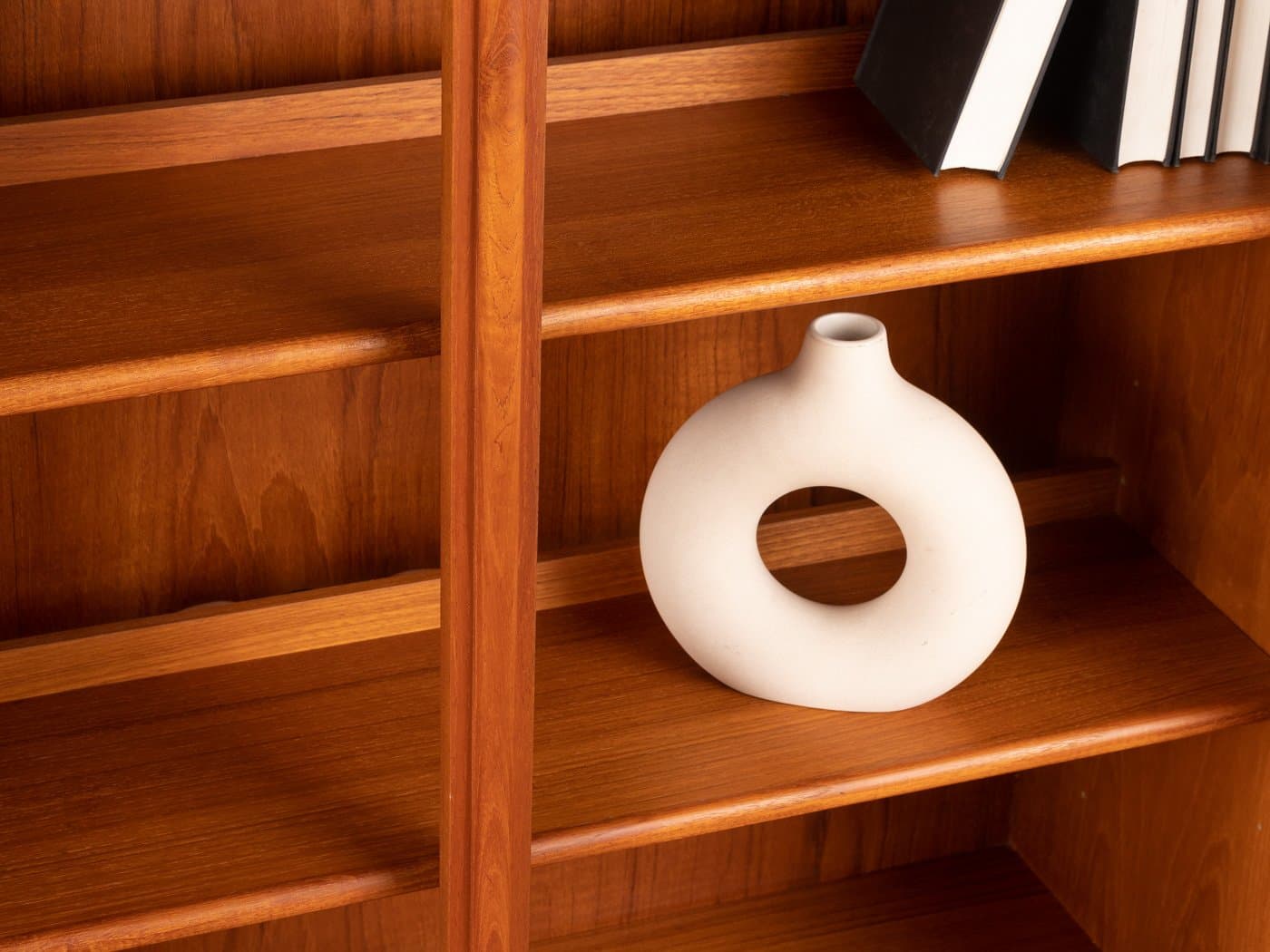 Witryna, brązowy, teak szkło, Niemcy, lata 60. - 284144