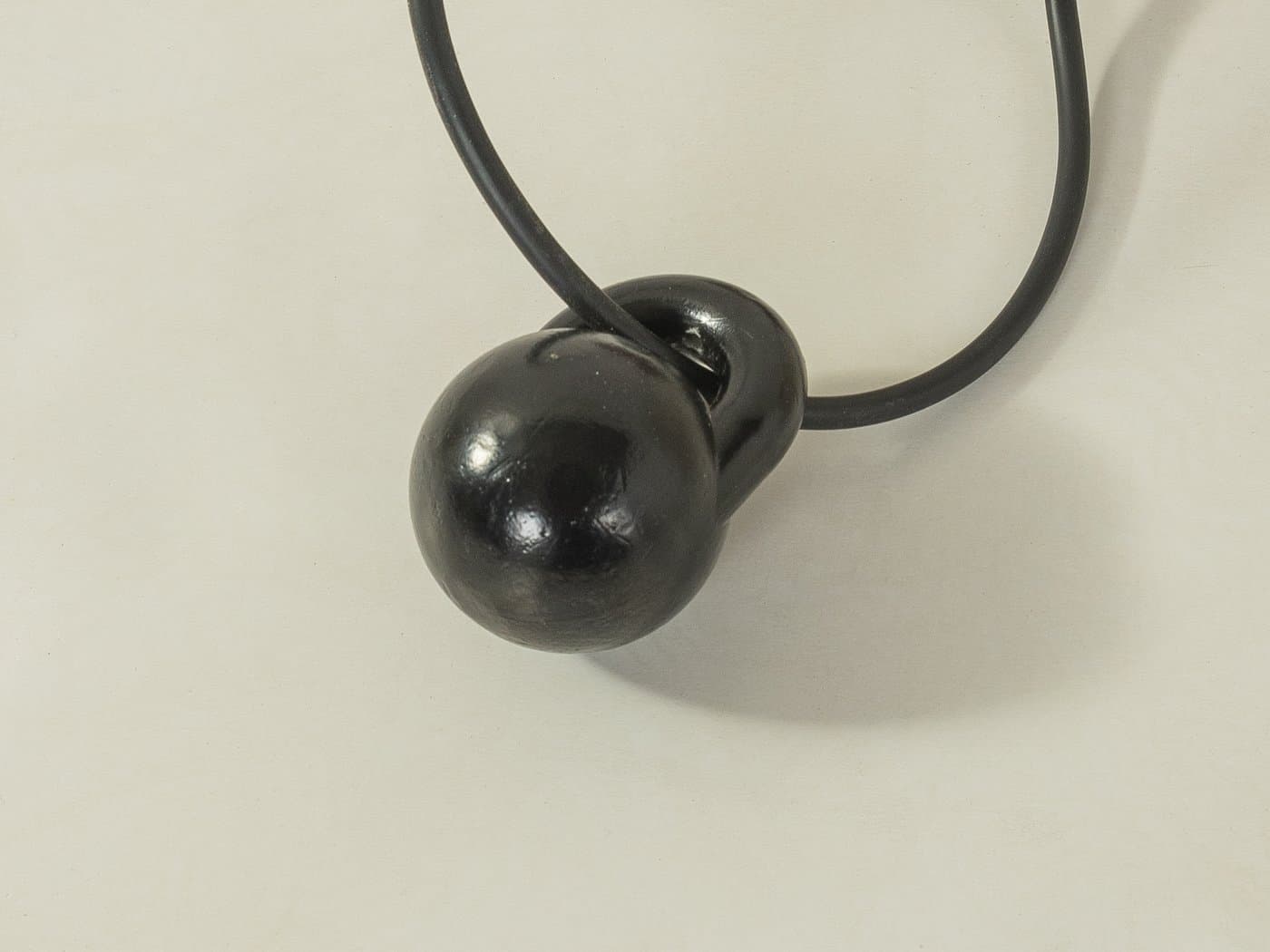 Lampa sufitowa, kremowy, teak, Domus, Niemcy, lata 60. - 284089