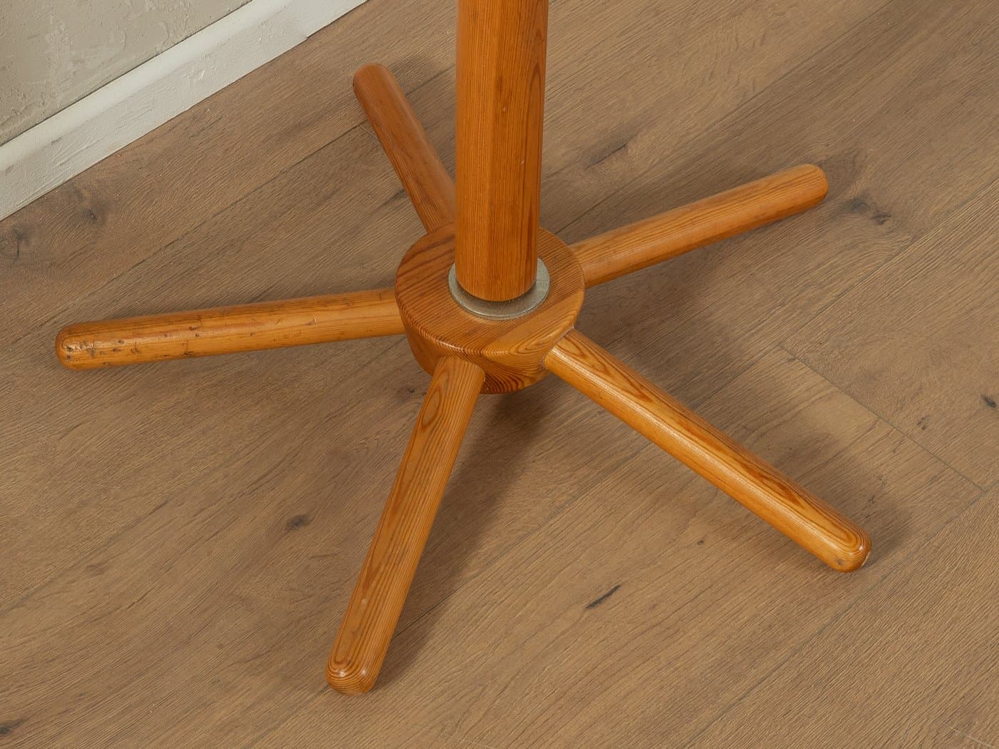 Wieszak stojący, brązowy, sosna, Niemcy, lata 80. - 284070