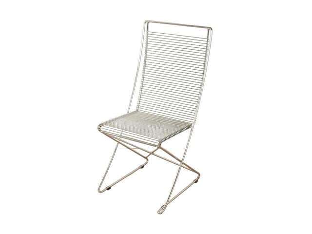 Krzesło Cross Swinger, chrom stal srebrny, proj. T. Behrens, Niemcy, lata 80. - WYMIARY