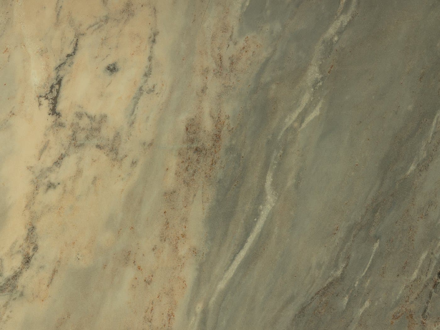 Stolik kawowy, beżowy marmur, drewno kremowy, Niemcy, lata 60. - 287025