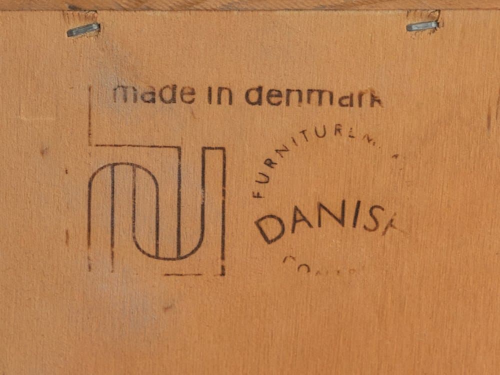 Komoda, teak brązowy, proj. P. Hundevad, Dania, lata 60. - 287008