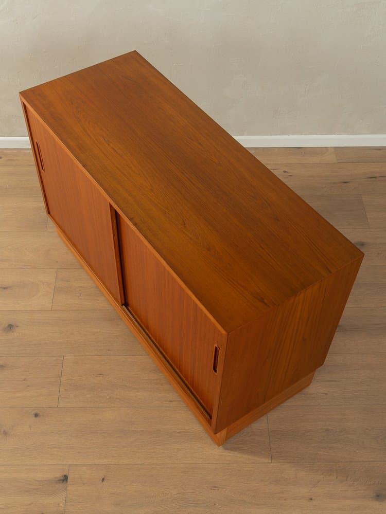 Komoda, teak brązowy, proj. P. Hundevad, Dania, lata 60. - 287004
