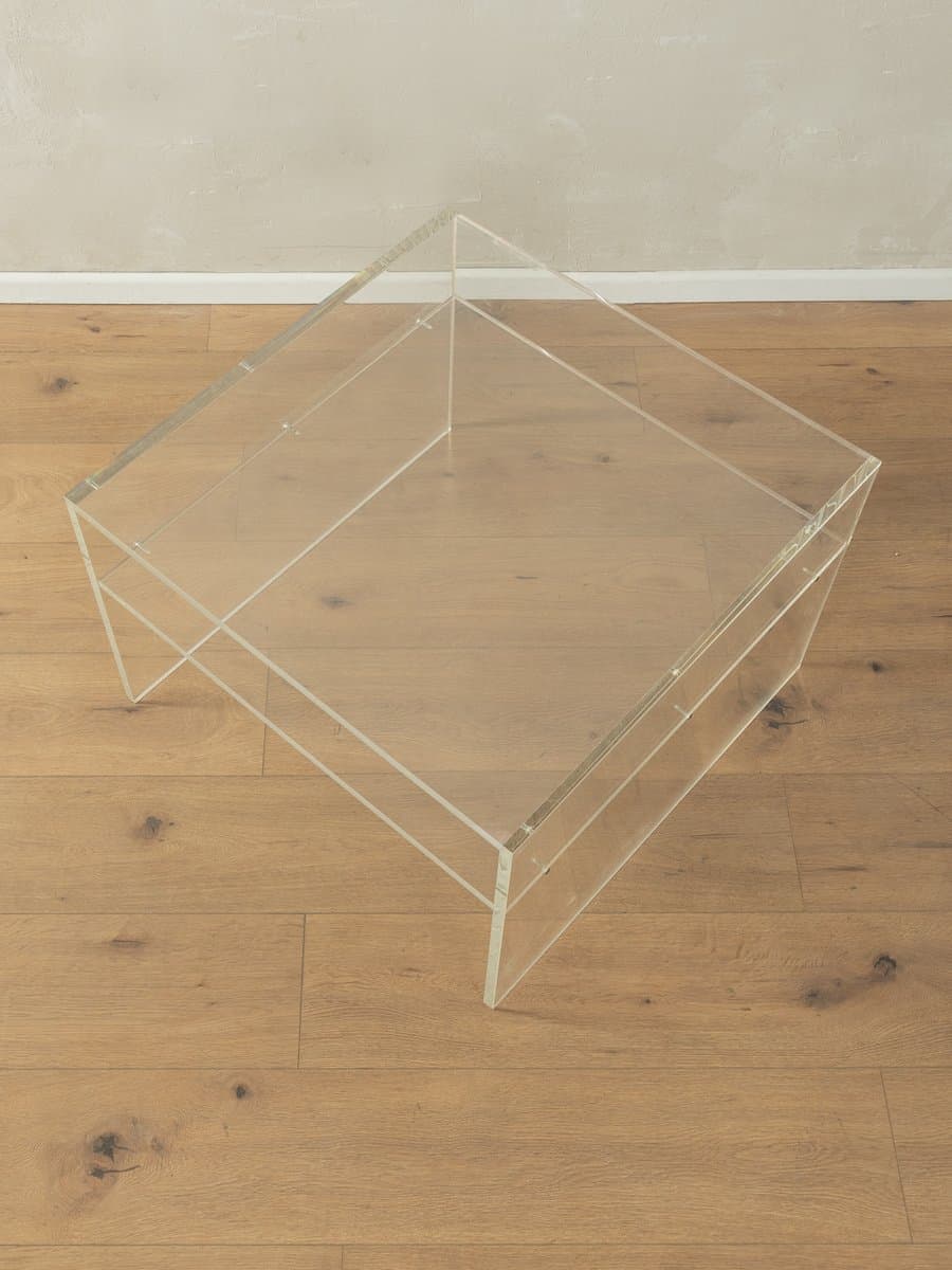 Stolik kawowy, przezroczysty, akryl, Niemcy, lata 60. - 286999